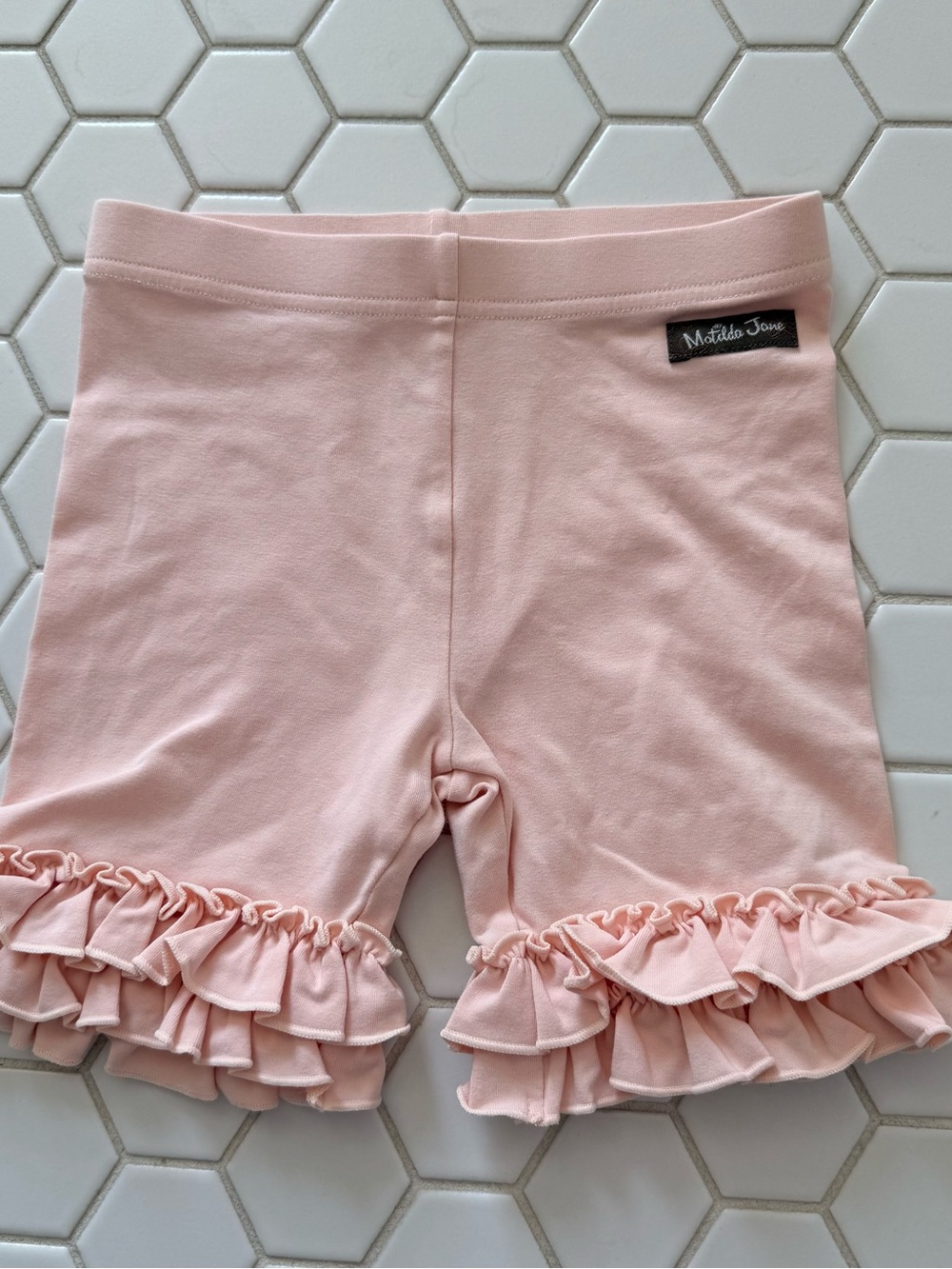 Matilda Jane Light Pink Knit Shorts with Label